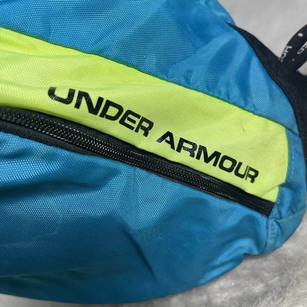 Under Armour Drawstring Sackpack Backpack Blue Green Gym Sports Bag
